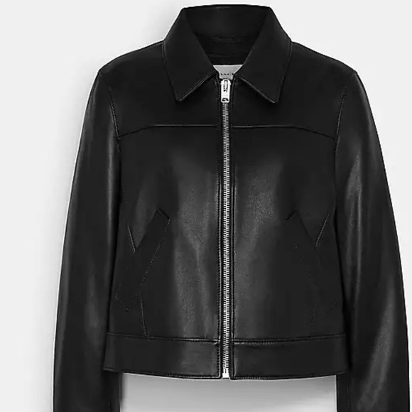 100% Lamb Leather Coat - Coach - Picture 3 of 9